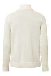 JOOP! Wollpullover Khaki/Weiß/Beige/Creme