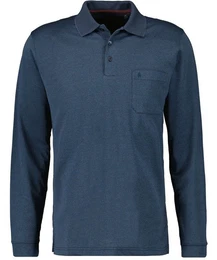 Langarm-Poloshirt