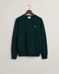 Gant Strickpullover SUPERFINE LAMBSWOOL C-NECK Dunkelgrün/Grün