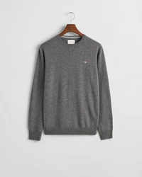 Gant Strickpullover SUPERFINE LAMBSWOOL C-NECK Dunkelgrau/Grau/Hellgrau/Schwarz