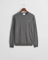 Gant Strickpullover SUPERFINE LAMBSWOOL C-NECK Dunkelgrau/Grau/Hellgrau/Schwarz