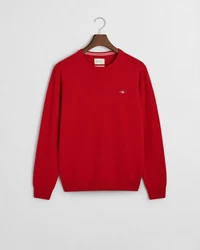 Gant Strickpullover SUPERFINE LAMBSWOOL C-NECK Rot/Dunkelrot