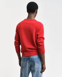 Gant Strickpullover SUPERFINE LAMBSWOOL C-NECK Rot/Dunkelrot