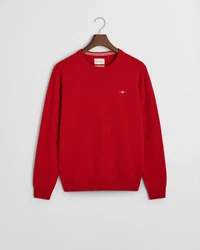 Gant Strickpullover SUPERFINE LAMBSWOOL C-NECK Rot/Dunkelrot