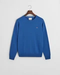 Gant Strickpullover SUPERFINE LAMBSWOOL C-NECK Hellblau/Blau/Dunkelblau