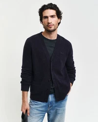 Gant Strickjacke Dunkelblau/Schwarz/Hellblau/Dunkelgrau
