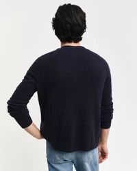 Gant Strickjacke Dunkelblau/Schwarz/Hellblau/Dunkelgrau