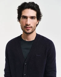 Gant Strickjacke Dunkelblau/Schwarz/Hellblau/Dunkelgrau