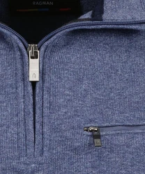 RAGMAN Sweatshirt Blau/Dunkelblau/Hellblau/Grau