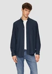 s.Oliver Langarmhemd Regular Fit Dunkelblau/Blau/Hellblau