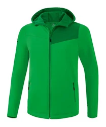 Erima Softshelljacke Performance Grün/Neonfarben