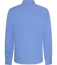 Brax Langarmhemd Style DIRK U Hellblau/Blau/Dunkelblau