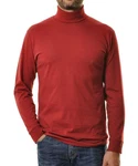Ragman Herren Unterzieh Rolli Dunkelrot/Rot/Braun/Bordeaux