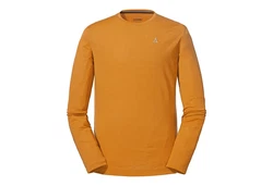 Schöffel Fleeceshirt Langarmshirt Laubbichel Herren Braun/Orange/Gelb