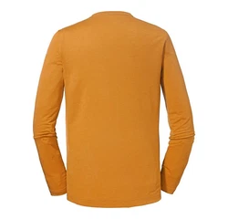 Schöffel Fleeceshirt Langarmshirt Laubbichel Herren Braun/Orange/Gelb