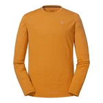 Schöffel Fleeceshirt Langarmshirt Laubbichel Herren Braun/Orange/Gelb