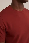 WE Fashion T-Shirt Dunkelrot/Rot/Bordeaux/Braun