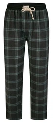 Phil & Co. Pyjamahose Herren Schlafanzughose Dunkelgrün/Grün