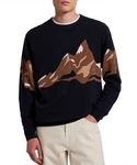 BALDESSARINI Strickpullover Braun/Türkis/Beige/Dunkelgrün/Dunkelblau