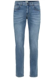 camel active 5-Pocket-Jeans Slim Fit Blau/Hellblau