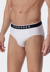 Schiesser Slip 95/5 Organic Cotton Rio Slip (Spar-Set) Rosa/Weiß