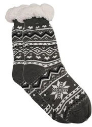 EloModa Kuschelsocken Herren Anti Rutsch Socke 