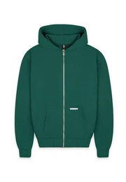 Sweatjacke Herren Super Heavy Blank Zip-Hoodie