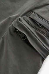 Next Cargohose Utility-Cargohose Khaki/Dunkelgrün