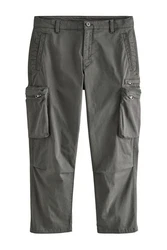 Next Cargohose Utility-Cargohose Khaki/Dunkelgrün