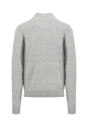 FYNCH-HATTON Strickjacke Grau/Hellgrau