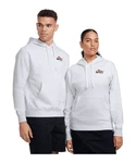 Nike Sportswear Sweatshirt Club Sega Hoody Weiß/Hellgrau/Grau/Rot