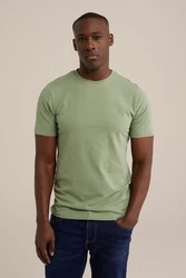 WE Fashion T-Shirt Dunkelgrün/Grün/Hellgrün/Khaki