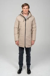 Ron Tomson Wintermantel Beige/Khaki