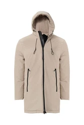 Ron Tomson Wintermantel Beige/Khaki