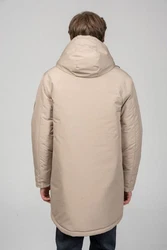 Ron Tomson Wintermantel Beige/Khaki