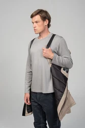 Ron Tomson Wintermantel Beige/Khaki