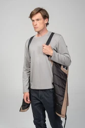 Ron Tomson Wintermantel Beige/Khaki/Braun