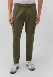 Mavi 5-Pocket Jeans Dunkelgrün/Khaki