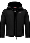 Amaci&Sons Softshelljacke DECATUR Schwarz/Rot/Grau