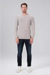Miracle of Denim Strickpullover Pullover Herren Khaki/Beige/Grau/Braun
