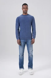 Miracle of Denim Strickpullover Pullover Herren Blau/Hellblau