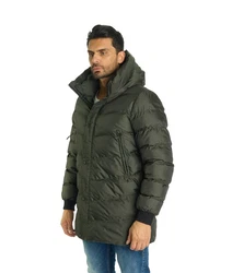 Denim Distriqt Winterjacke Herren Pufferjacke Steppjacke Grün