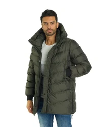 Denim Distriqt Winterjacke Herren Pufferjacke Steppjacke Grün
