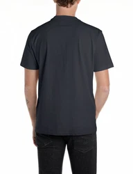 Replay T-Shirt mit Logo-Frontprint Blau/Rot/Dunkelblau/Schwarz/Dunkelgrau/Grau
