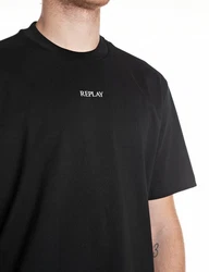 REPLAY T-Shirt schwarz/weiß