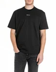 REPLAY T-Shirt schwarz/weiß