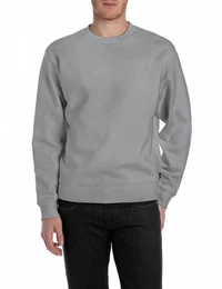 Sweatshirt mit V-Einsatz am Halsausschnitt