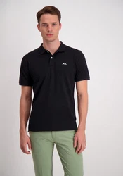 Lindbergh Poloshirt Schwarz/Grau/Braun