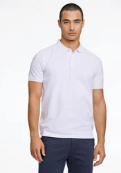 Lindbergh Poloshirt Weiß/Creme/Dunkelblau/Dunkelrot