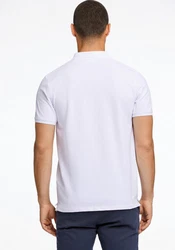Lindbergh Poloshirt Weiß/Creme/Dunkelblau/Dunkelrot